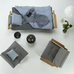 Splitback Frej Schlafsofa Eiche 232x99cm