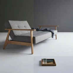 Splitback Frej Schlafsofa Eiche 232x99cm