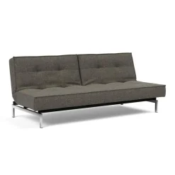 Splitback Schlafsofa Chrom 210x89cm