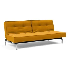 Splitback Schlafsofa Chrom 210x89cm