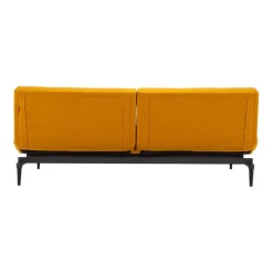 Splitback Styletto Schlafsofa Holz schwarz 210x91cm