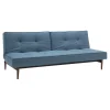 Splitback Styletto Schlafsofa Holz dunkel 210x91cm