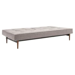 Splitback Styletto Schlafsofa Holz dunkel 210x91cm