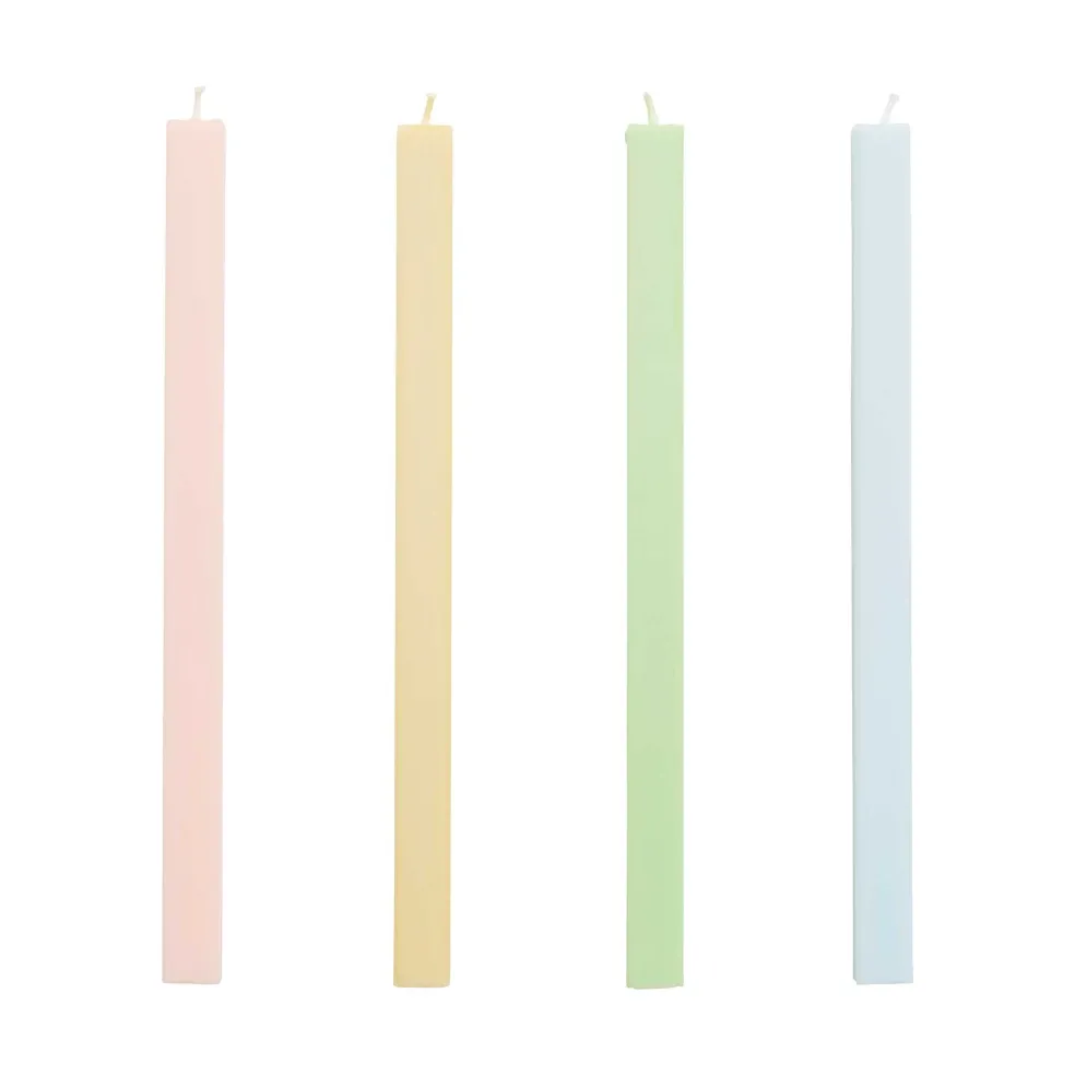 Square Stabkerzen 4er Set
