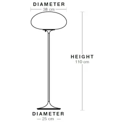 Stemlite Stehleuchte H 110cm