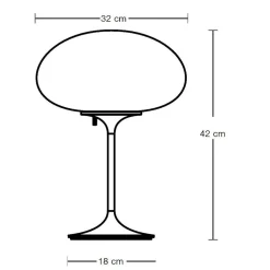 Stemlite Tischleuchte H 42cm