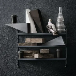 String Pocket Metall Regal 60x50x15cm