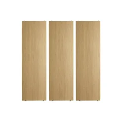 String System Regalböden 3er Set 58x20cm