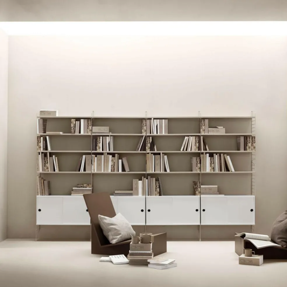 String System Regalböden 3er Set 78x30cm