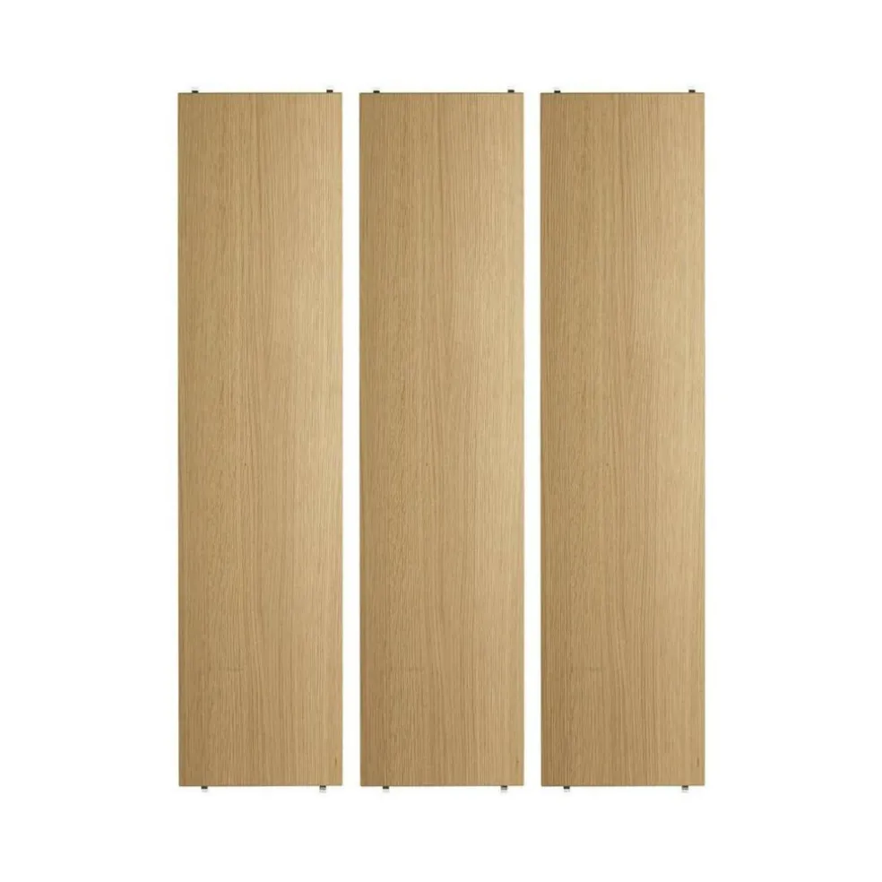 String System Regalböden 3er Set 78x20cm