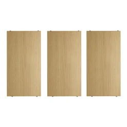 String System Regalböden 3er Set 58x30cm