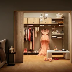 String System Schrankelement mit Klapptür 78x30cm