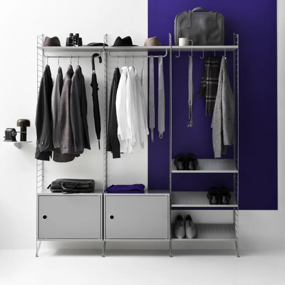 String System Schrankelement mit Schwenktür 58x42x30cm