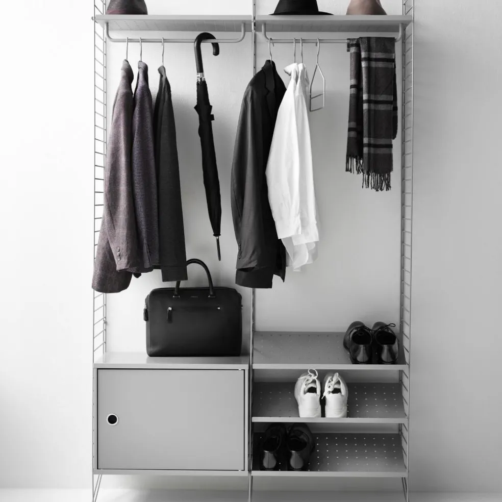 String System Schrankelement mit Schwenktür 58x42x30cm