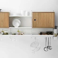 String System Schrankelement mit Schwenktür 58x42x30cm