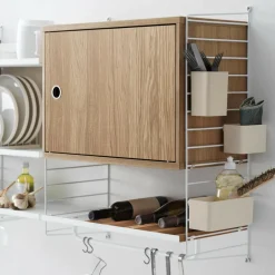 String System Schrankelement mit Schwenktür 58x42x30cm