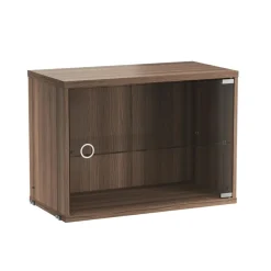 String System Vitrine mit Glasschwingtür 58x30cm