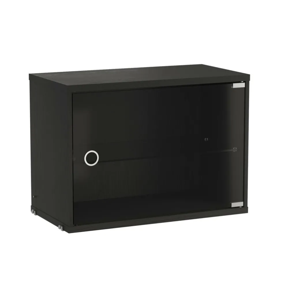 String System Vitrine mit Glasschwingtür 58x30cm