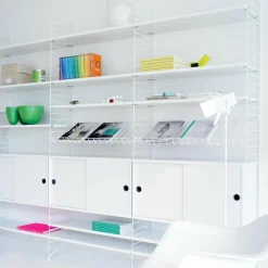 String System Zeitschriftenablage 78x30cm Stahl