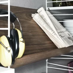 String System Zeitschriftenablage 78x30cm Holz