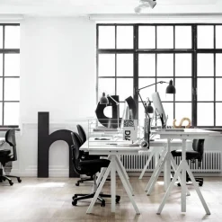 String Works Schreibtisch Gestell weiß