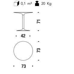 Supernatural Set 2 Stühle + 1 Tisch