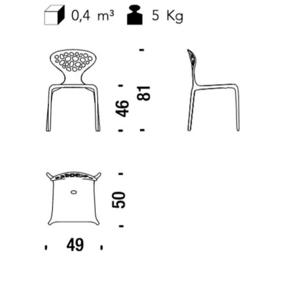 Supernatural Set 2 Stühle + 1 Tisch