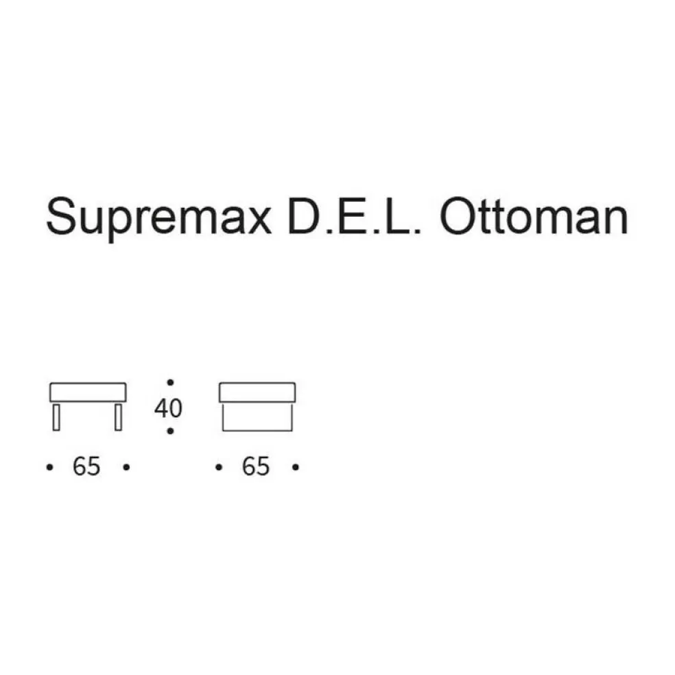 Supremax D.E.L. Fusshocker H 40cm