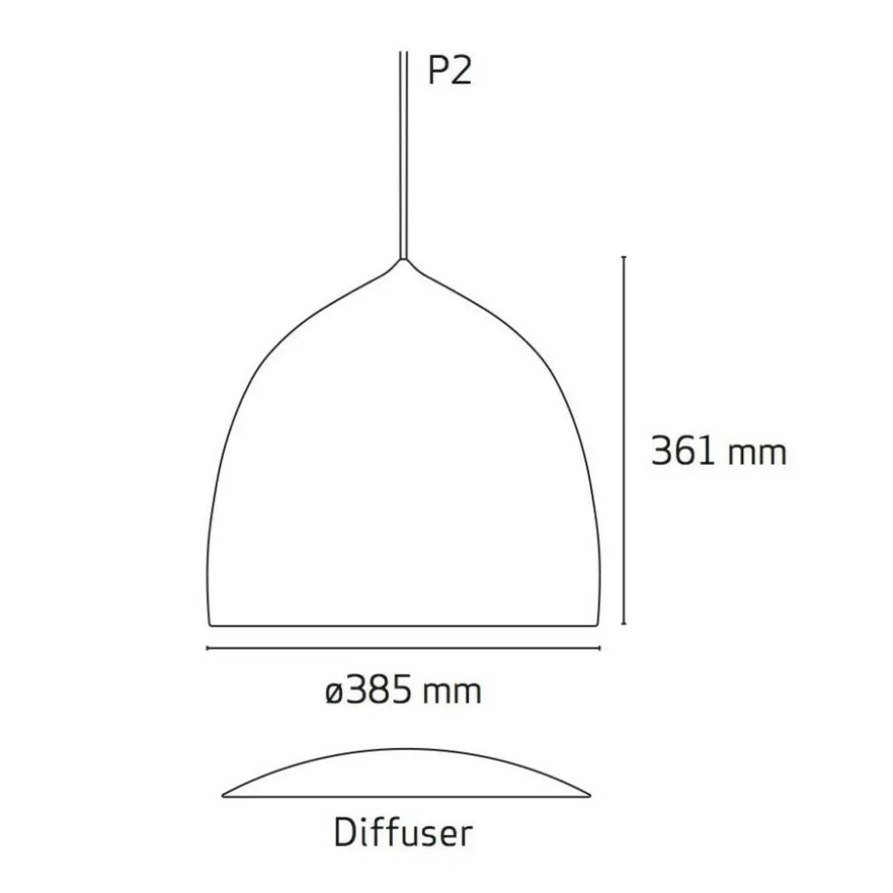 Suspence™ P2 Pendelleuchte
