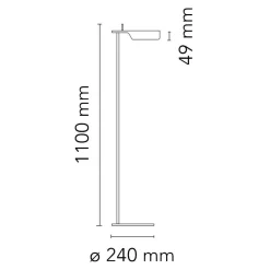 Tab F LED Stehleuchte