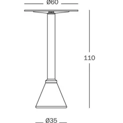 Table One Bistrot Stehtisch