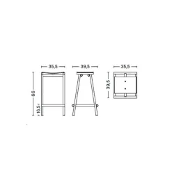Taburete 8 Barhocker 65cm