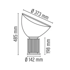 Taccia LED Tischleuchte klein