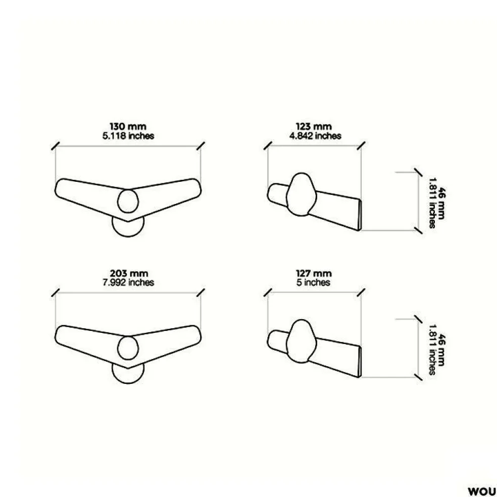 Tail Wing Garderobenhaken
