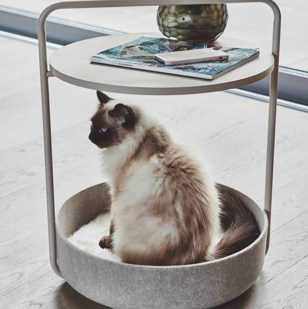 Tavolino Beistelltisch mit Katzenkorb