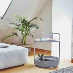 Tavolino Beistelltisch mit Katzenkorb