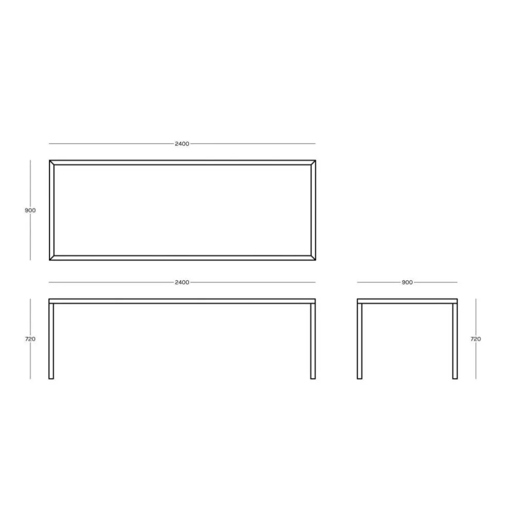 Tavolo Tisch 240x90cm
