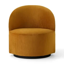 Tearoom Lounge Chair Samt drehbar
