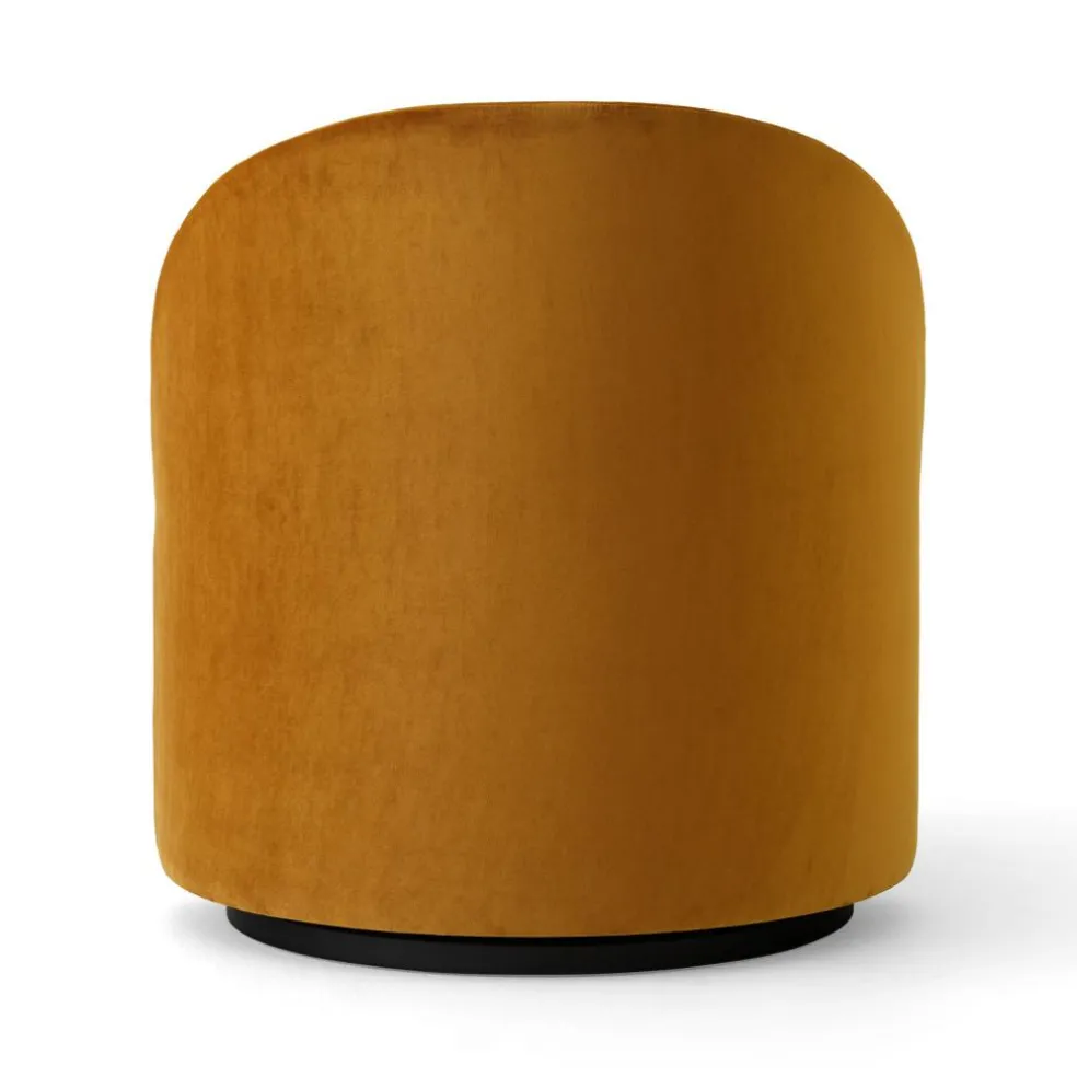 Tearoom Lounge Chair Samt drehbar