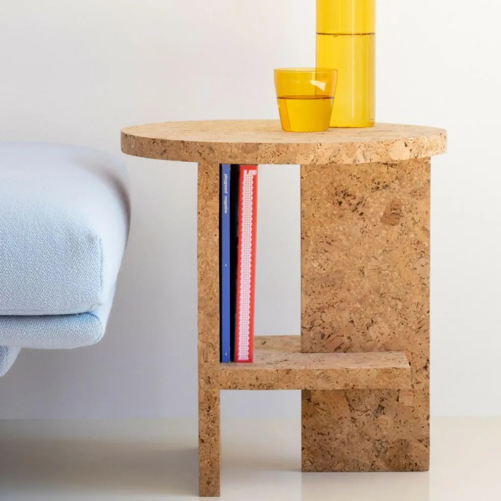 Tee Beistelltisch Kork