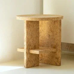 Tee Beistelltisch Kork