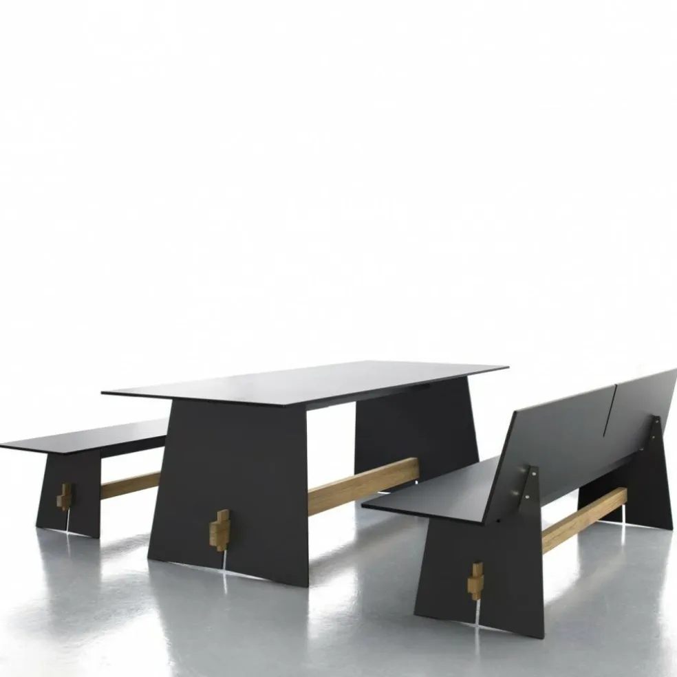 Tension Outdoor Bank mit Rückenlehne