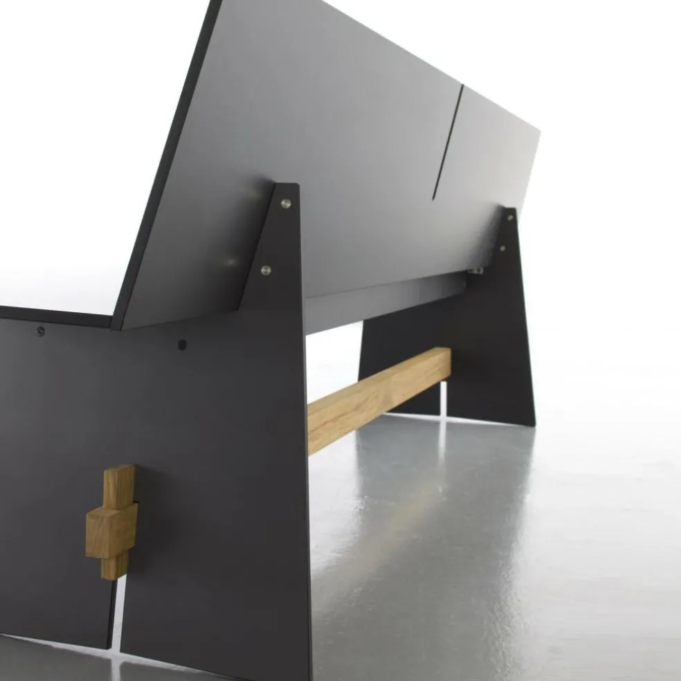 Tension Outdoor Bank mit Rückenlehne