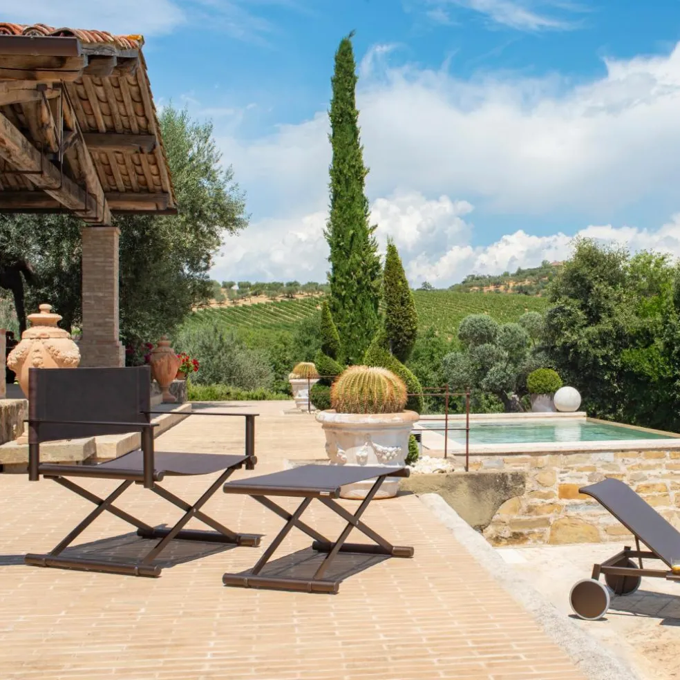 Terra Garten-Fußhocker klappbar