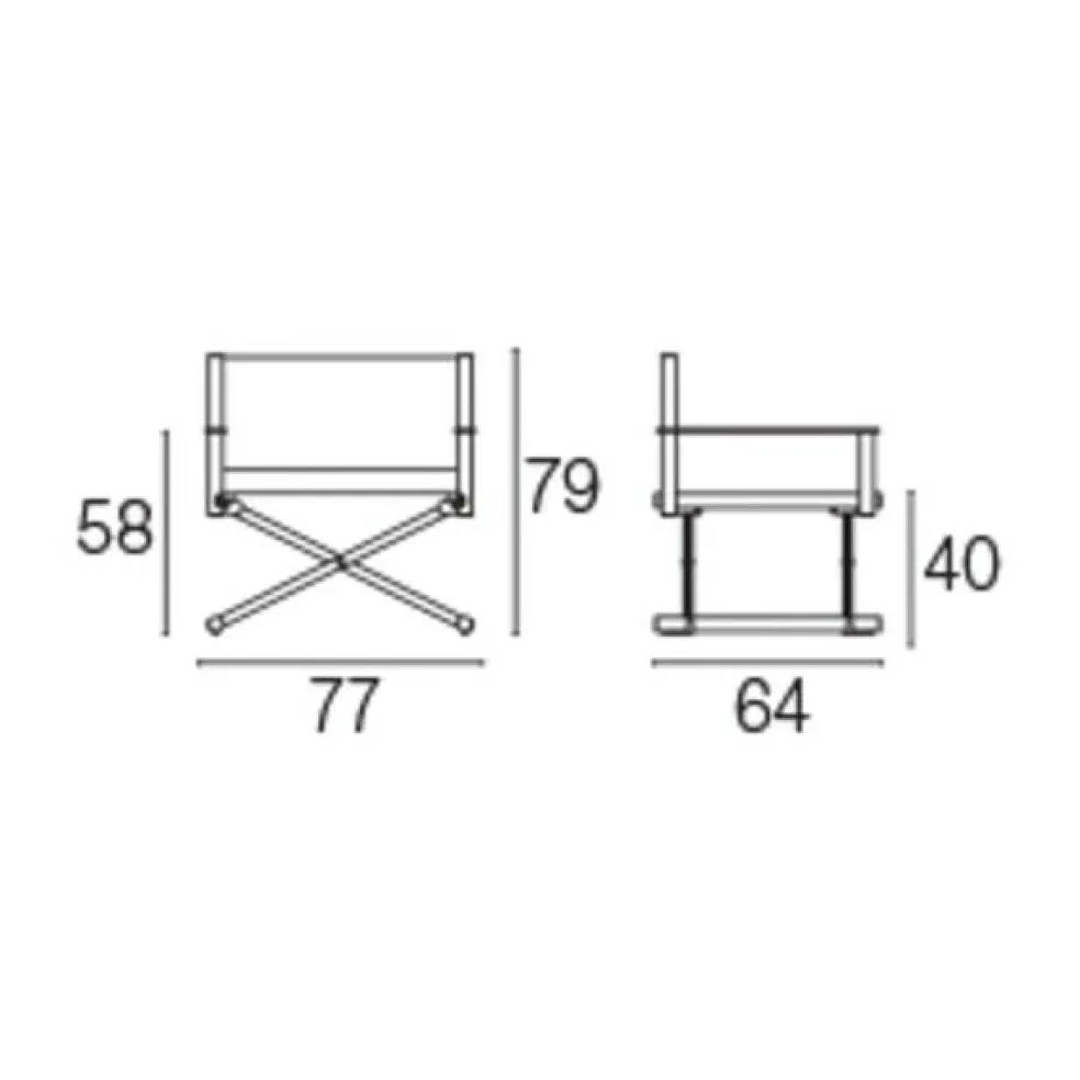 Terra Garten-Regieloungestuhl klappbar