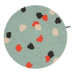 Terra Ocean Filzkugelteppich