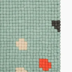 Terra Ocean Filzkugelteppich rechteckig