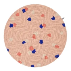 Terra Rose Filzkugelteppich