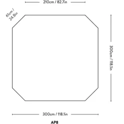 The Moor AP8 Teppich quadratisch