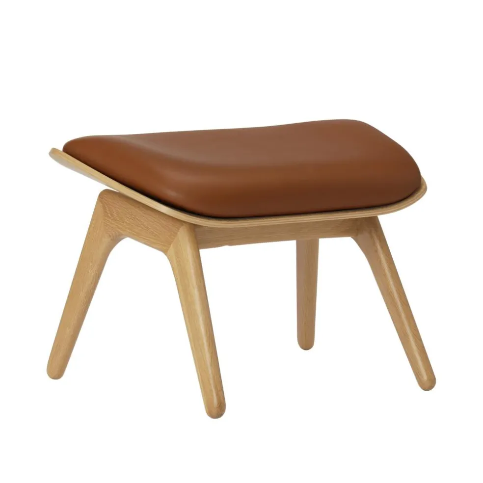 The Reader Ottoman Leder